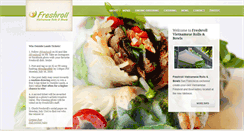 Desktop Screenshot of eatatfreshroll.com