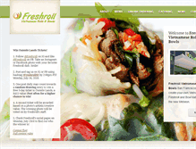 Tablet Screenshot of eatatfreshroll.com